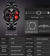 Charger l&#39;image dans la galerie, 3D Rim Watch For Sports Car Enthusiasts FREE Shipping Worldwide!! - Sports Car Enthusiasts