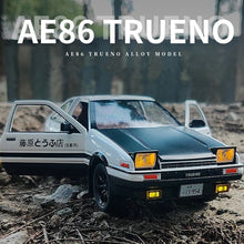 Laden Sie das Bild in den Galerie-Viewer, INITIAL D Toyota Trueno AE86 Alloy Car Model FREE Shipping Worldwide!!