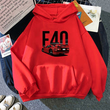 Laden Sie das Bild in den Galerie-Viewer, F40 Hoodie FREE Shipping Worldwide!! - Sports Car Enthusiasts