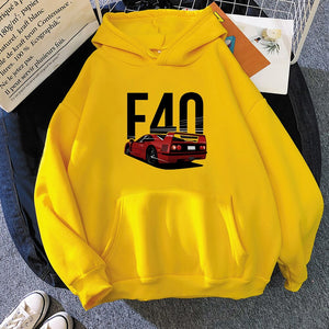 F40 Hoodie FREE Shipping Worldwide!! - Sports Car Enthusiasts