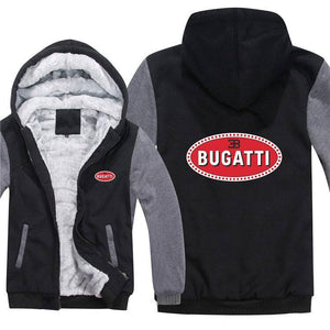 Bugatti Top Quality Hoodie FREE Shipping Worldwide!! - Sports Car Enthusiasts