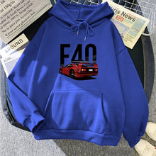 Laden Sie das Bild in den Galerie-Viewer, F40 Hoodie FREE Shipping Worldwide!! - Sports Car Enthusiasts