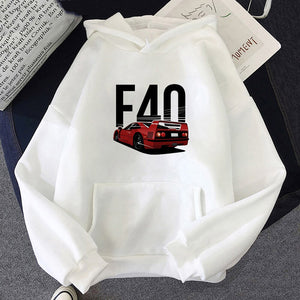 F40 Hoodie FREE Shipping Worldwide!! - Sports Car Enthusiasts