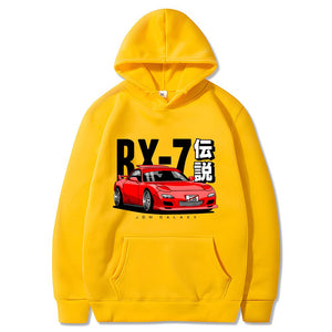 Mazda RX7 Hoodie FREE Shipping Worldwide!! - Sports Car Enthusiasts