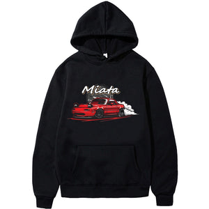 Mazda MX5 Miata Hoodie FREE Shipping Worldwide!! - Sports Car Enthusiasts