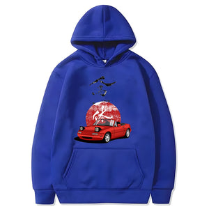 Mazda MX5 Miata Hoodie FREE Shipping Worldwide!! - Sports Car Enthusiasts