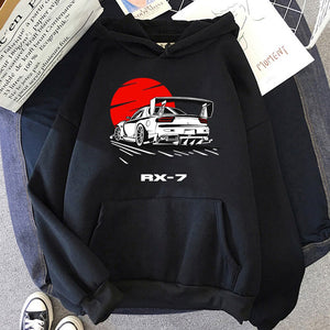 Mazda RX7 Hoodie FREE Shipping Worldwide!! - Sports Car Enthusiasts