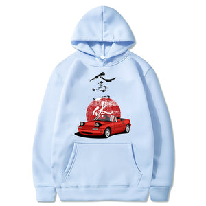 Mazda MX5 Miata Hoodie FREE Shipping Worldwide!! - Sports Car Enthusiasts