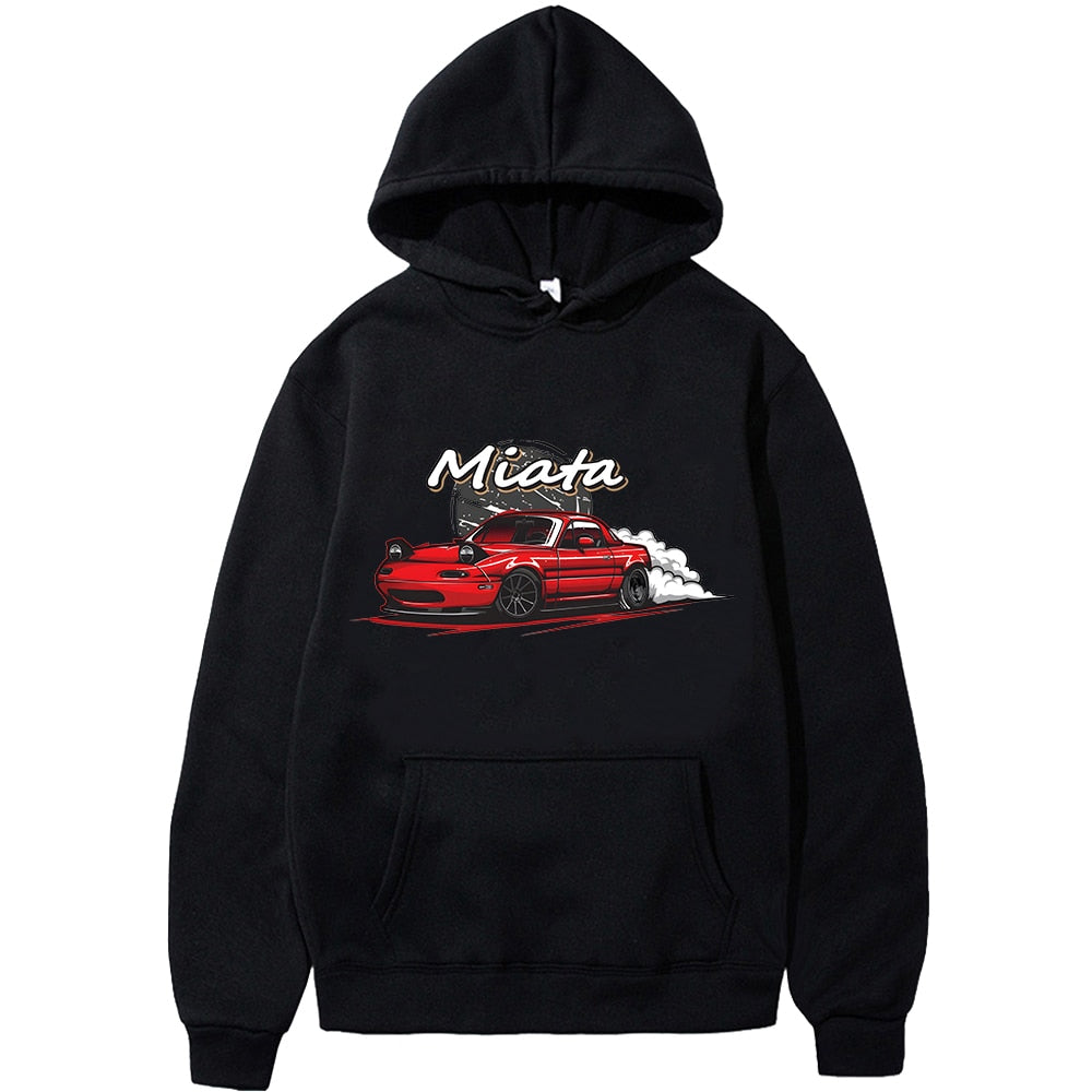 Mazda MX5 Miata Hoodie FREE Shipping Worldwide!! - Sports Car Enthusiasts