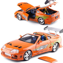 Laden Sie das Bild in den Galerie-Viewer, Fast and Furious Toyota Supra MK4 Alloy Car Model FREE Shipping Worldwide!!