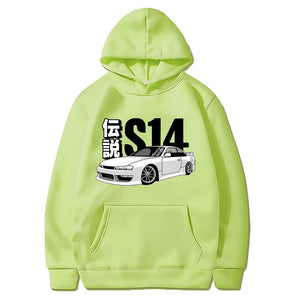 Nissan Silvia S14 Hoodie FREE Shipping Worldwide!! - Sports Car Enthusiasts