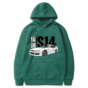 Nissan Silvia S14 Hoodie FREE Shipping Worldwide!! - Sports Car Enthusiasts