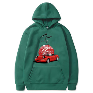 Mazda MX5 Miata Hoodie FREE Shipping Worldwide!! - Sports Car Enthusiasts