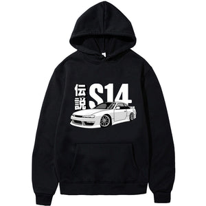 Nissan Silvia S14 Hoodie FREE Shipping Worldwide!! - Sports Car Enthusiasts