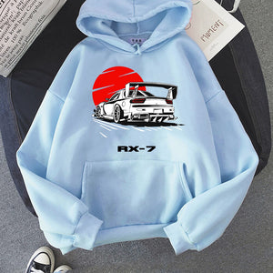 Mazda RX7 Hoodie FREE Shipping Worldwide!! - Sports Car Enthusiasts