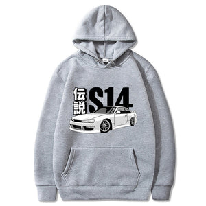 Nissan Silvia S14 Hoodie FREE Shipping Worldwide!! - Sports Car Enthusiasts