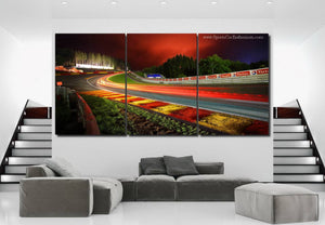 Spa Belgium Canvas FREE Shipping Worldwide!! - Sports Car Enthusiasts