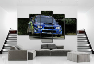Subaru WRC Canvas 3/5pcs FREE Shipping Worldwide!! - Sports Car Enthusiasts