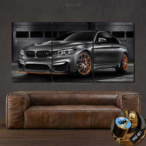 BMW M4 GTS Canvas 3/5pcs FREE Shipping Worldwide!! - Sports Car Enthusiasts