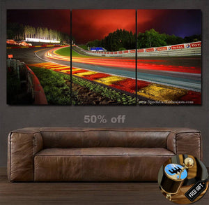 Spa Belgium Canvas FREE Shipping Worldwide!! - Sports Car Enthusiasts