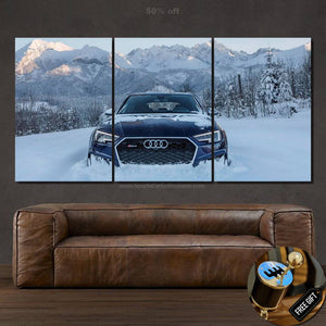Audi RS4 Canvas 3/5pcs FREE Shipping Worldwide!! - Sports Car Enthusiasts