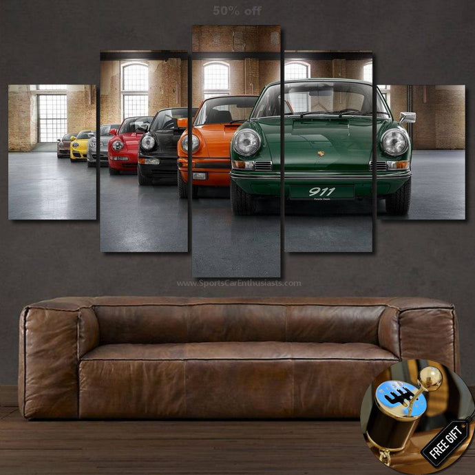 Porsche 911 Evolution Canvas FREE Shipping Worldwide!! - Sports Car Enthusiasts