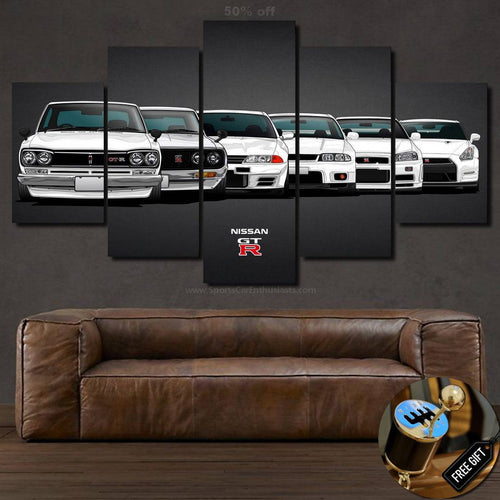 Nissan GT-R Canvas FREE Shipping Worldwide!! - Sports Car Enthusiasts