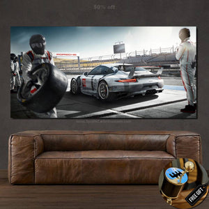 Porsche RSR Canvas FREE Shipping Worldwide!! - Sports Car Enthusiasts