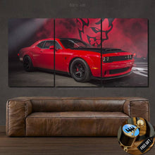 Load image into Gallery viewer, Dodge Challenger SRT Demon Canvas FREE Shipping Worldwide!! - Sports Car Enthusiasts
