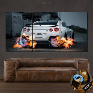 Nissan GT-R R35 Canvas FREE Shipping Worldwide!! - Sports Car Enthusiasts