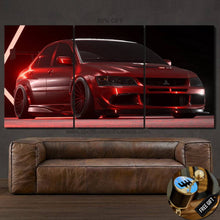 Load image into Gallery viewer, Mitsubishi Evolution EVO Canvas FREE Shipping Worldwide!! - Sports Car Enthusiasts