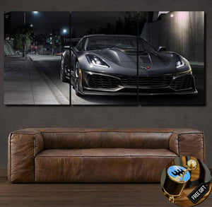 Chevrolet Corvette Canvas 3/5pcs FREE Shipping Worldwide!! - Sports Car Enthusiasts