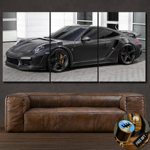 Laden Sie das Bild in den Galerie-Viewer, Porsche 911 Turbo Carbon Fiber Edition Canvas 3/5pcs FREE Shipping Worldwide!! - Sports Car Enthusiasts