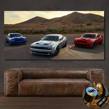 Laden Sie das Bild in den Galerie-Viewer, Dodge Challenger SRT Canvas FREE Shipping Worldwide!! - Sports Car Enthusiasts