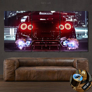GT-R R35 Canvas FREE Shipping Worldwide!! - Sports Car Enthusiasts