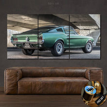 Laden Sie das Bild in den Galerie-Viewer, Ford Mustang Bullitt Canvas 3/5pcs FREE Shipping Worldwide!! - Sports Car Enthusiasts