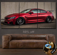 Load image into Gallery viewer, BMW M4 Canvas FREE Shipping Worldwide!! - Sports Car Enthusiasts
