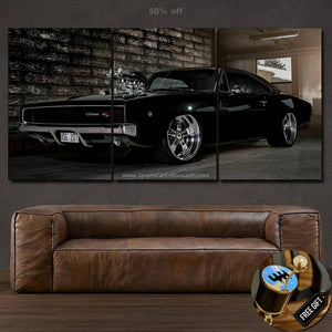 Dodge Charger Canvas FREE Shipping Worldwide!! - Sports Car Enthusiasts