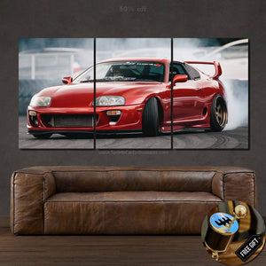 Toyota Supra Canvas FREE Shipping Worldwide!! - Sports Car Enthusiasts