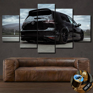 Golf MK7 GTI Canvas 3/5pcs FREE Shipping Worldwide!! - Sports Car Enthusiasts