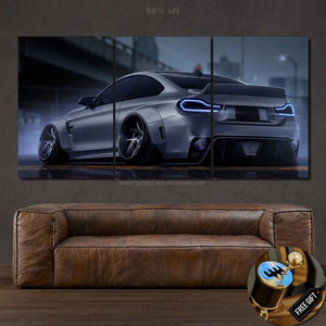 BMW M4 Canvas 3/5pcs FREE Shipping Worldwide!! - Sports Car Enthusiasts