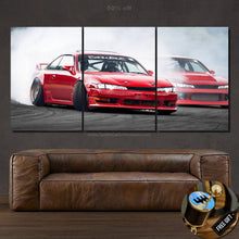 Load image into Gallery viewer, Nissan Silvia S14 Drift Canvas 3/5pcs FREE Shipping Worldwide!! - Sports Car Enthusiasts