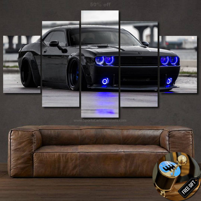 Dodge Challenger Canvas FREE Shipping Worldwide!! - Sports Car Enthusiasts
