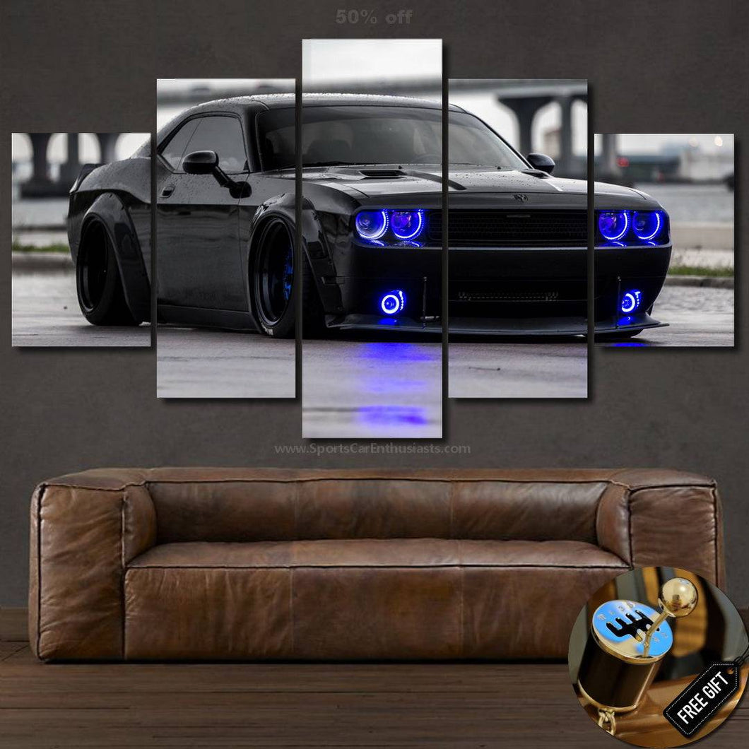 Dodge Challenger Canvas FREE Shipping Worldwide!! - Sports Car Enthusiasts