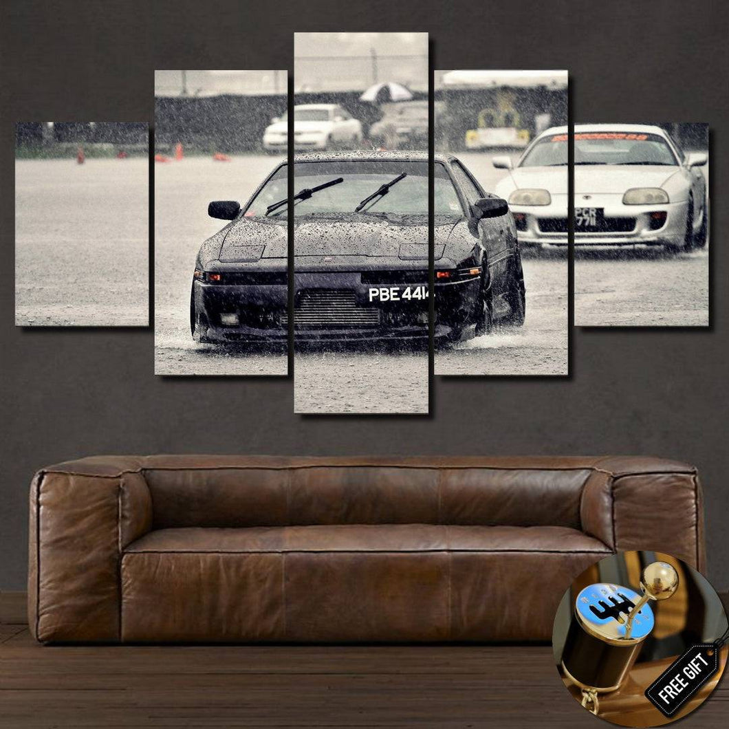 Toyota Supra MK3/4 Canvas 3/5pcs FREE Shipping Worldwide!! - Sports Car Enthusiasts