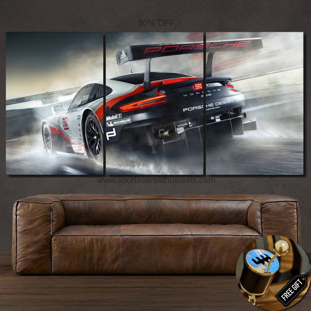 Porsche 911 RSR Canvas FREE Shipping Worldwide!! - Sports Car Enthusiasts