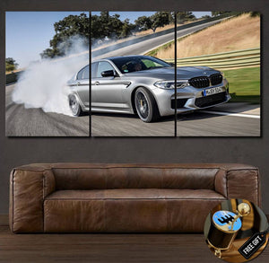 BMW M5 Canvas 3/5pcs FREE Shipping Worldwide!! - Sports Car Enthusiasts