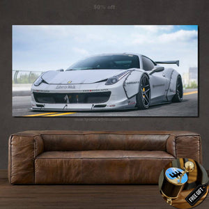 458 Italia Liberty Walk Canvas FREE Shipping Worldwide!! - Sports Car Enthusiasts