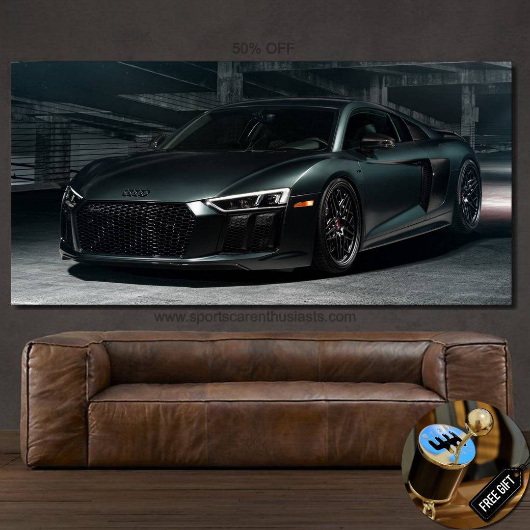 Audi R8 Canvas FREE Shipping Worldwide!! | Sports Car Enthusiasts