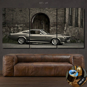 Ford Mustang Shelby GT500 Canvas FREE Shipping Worldwide!! - Sports Car Enthusiasts